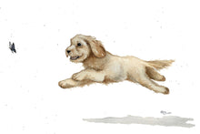 Load image into Gallery viewer, Happy dog watercolour card
