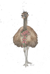 Australian animal watercolour card