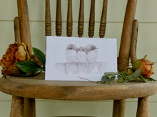Load image into Gallery viewer, Three Little Wrens Greeting Card
