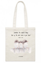 Load image into Gallery viewer, Three Little Wrens Tote Bag
