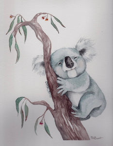 Koala watercolour painting